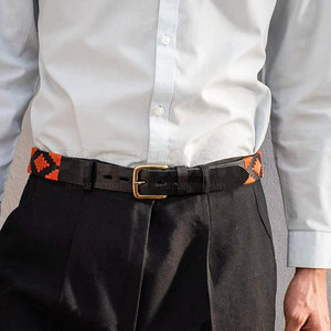 Ceinture Polo en Cuir Véritable Durable avec Motif Polo Classique – Prix de Gros 2026 - Product Image 6
