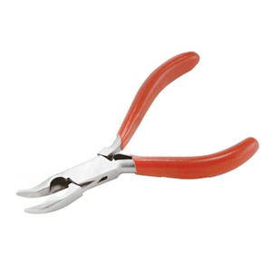 Professional Bent Nose Pliers Jewelry Making High Carbon Steel Ergonomic Handle Precision Beading <b>Crafting</b> <b>Wire</b> Wrapping Tool - Product Image 1