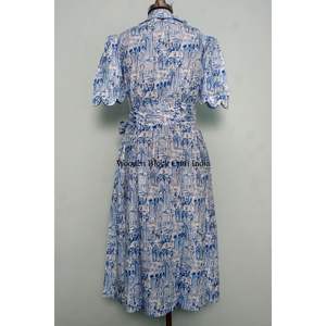 Vestido Midi de Algodón Transpirable para Mujer, Diseños Elegantes con Bolsillos para Fiestas al Aire Libre y Ocasiones Especiales - Product Image 6