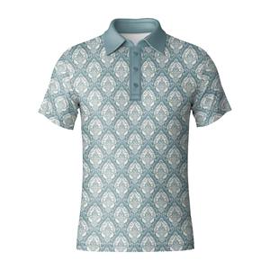 Polo de Golf para Hombre, Poliéster y Elastano, Transpirable, Absorbente de Humedad, Ropa Deportiva de Golf - Product Image 1