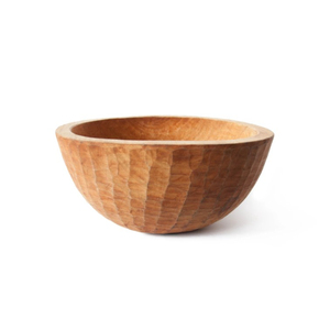 Tazón para Ensalada de Madera de Mango Ecológico Hecho a Mano con Diseño de Puntos Blancos, Tazón Grande para Servir en Casa y Restaurantes - Product Image 6