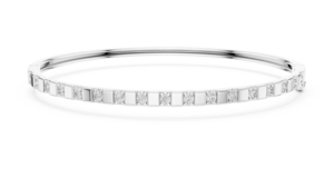 Pulsera Minimalista con Diamante Cultivado en Laboratorio de 0.5CT, Corte Redondo, Oro Rosa de 18KT, Baño de Rodio, para Uso Diario, Compromiso, San Valentín, Mujer - Product Image 5