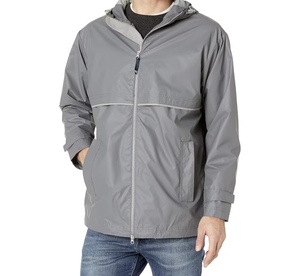 <b>Men's</b> Hooded Color Blocking <b>Racer</b> <b>Jacket</b> Dark Blue Red White Polyester Windproof Zipper Closure Spring Sporty Wear - Product Image 5