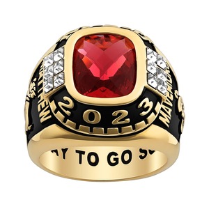 Anillo de Graduación Personalizado de Plata de Ley 925 para Hombre, con Piedra de Nacimiento, Anillo Escolar o Universitario, Regalo de Graduación Personalizado para Estudiantes - Product Image 2