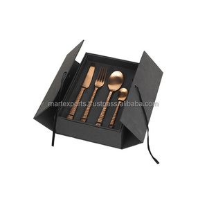 Juego de Cubiertos de Acero Inoxidable con Acabado Espejo Moderno, con Cucharas, Tenedores y Cuchillos para Bodas, Hogar y Hoteles - Product Image 5