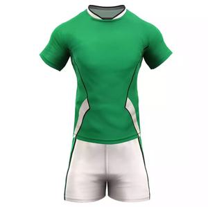 Uniformes de rugby sublimés à manches courtes de haute qualité, design tendance, personnalisés, 100% polyester, antibactériens, séchage rapide, vêtements de sport - Product Image 4