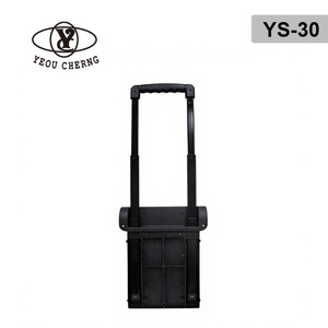 Chariot de rangement pliable en plastique YEOU CHERNG YS-30 rectangulaire à 1 niveau avec poignée pour bacs roulants - Product Image 5