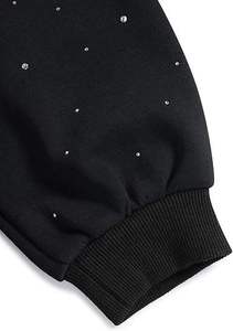 เสื้อฮู้ดดี้พรีเมียมประดับเพชรทั้งตัว แบบหนาพิเศษ ผ้าฟลีซคอตตอน สำหรับผู้ชายและผู้หญิง ทรงหลวม สไตล์สตรีทแวร์ - Product Image 3