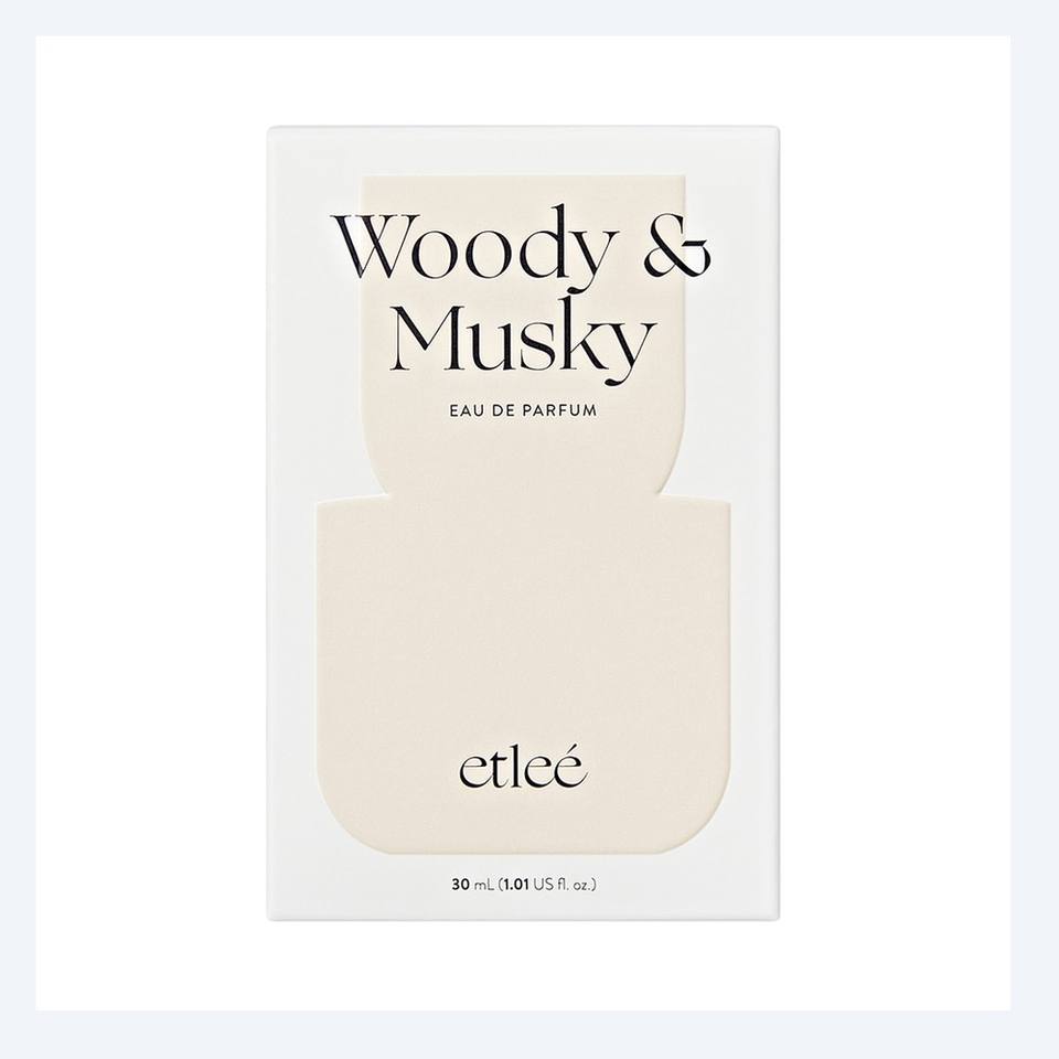 botella de perfume Korean K-Beauty Eteulrie Eau de Parfum Woody And ...