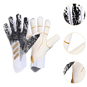 Gants de gardien de but de football professionnels avec paume en latex antidérapante, séchage rapide, ajustement confortable pour une utilisation en extérieur (unisexe) - Product Image 1