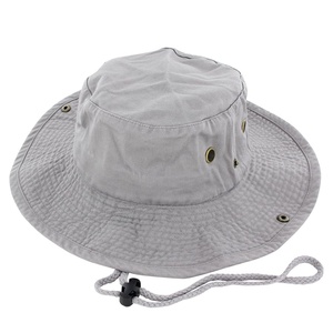 Boonie-Sombrero de pescador de algodón para hombre, gorra de pescador con cuerda de Safari, 100% - Product Image 5