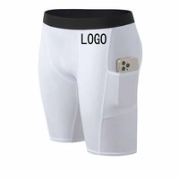 Shorts de compression pour hommes, entraînement athlétique, gym, course à pied, cyclisme, fitness, performance, sous-vêtement technique