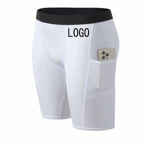 Shorts de compression pour hommes, entraînement athlétique, gym, course à pied, cyclisme, fitness, performance, sous-vêtement technique - Product Image 2