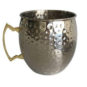 Premium Black Hammered CopperMug <b>Double</b> <b>Wall</b> Stainless Steel Moscow Mule Cocktail Cup Heavy Duty Metal Barware Custom Copper <b>Mug</b> - Product Image 3