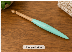 Custom Wooden 3mm <b>Crochet</b> <b>Hook</b> Handmade Knitting Needle Ergonomic Smooth <b>Crochet</b> Tool for Yarn Hand Knitting Gift - Product Image 4