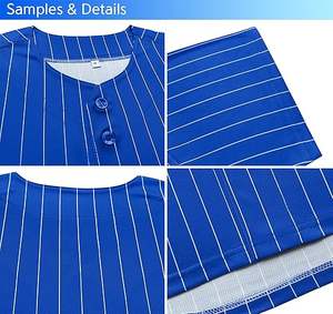 Uniforme de Béisbol de Manga Corta de Fabricación Profesional, Ropa Deportiva para Equipos, Uniforme de Béisbol Cómodo de Corte Regular - Product Image 4