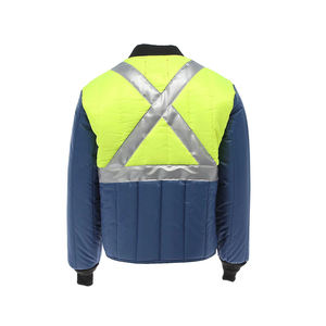 Chaqueta de Trabajo de Invierno con Capucha, Reflectante y de Alta Visibilidad, 100% Poliéster, Resistente al Viento y Transpirable, Servicio OEM - Product Image 2