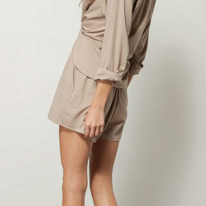 Shorts Cleo de Corte Elegante con Cintura Flexible, Ideales para Uso Diario en Verano, Shorts Casuales para Mujer - Product Image 5