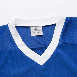 Wholesale Custom Blank Blue Ice Hockey Jersey Sublimation Practice Hockey Uniform Shirts Soft & Comfortable Sports Wear - Product Image 5
