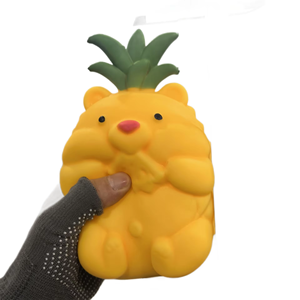 Scented Pineapple <b>Fidget</b> Toy Squishy Stress Relief Toy Fruit Shape Sensory Toy for Kids - Product Image 4