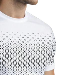 Mens <b>Geometric</b> Printed Jersey T-<b>Shirt</b> Casual Crew Neck Short Sleeve Polyester/Nylon Regular Fit Quick Dry Breathable Summer - Product Image 3