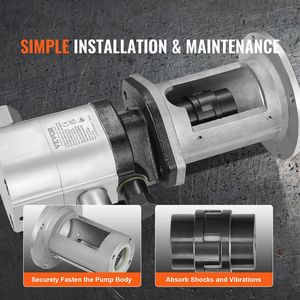 Kit Pompa Idraulica a Ingranaggi in Alluminio 22GPM 2 Stadi 4000PSI per Spaccalegna Idraulico con Base di Facile Installazione e Valvola di Accoppiamento - Product Image 4