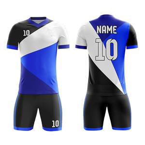 Ensemble d'uniformes de football personnalisés en or blanc, maillot de football à manches courtes, short assorti, imprimé géométrique, vêtements d'équipe, vêtements de sport athlétiques - Product Image 5