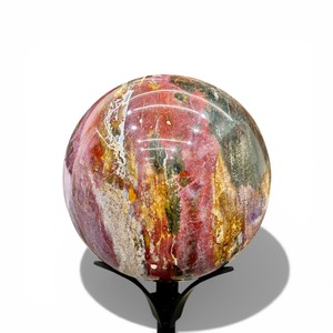 Esfera de Jaspe Unicornio Natural de 30 cm, Hecha a Mano, de Gran Tamaño, Pulida, Bola de Cristal de Jaspe Oceánico, Pieza Coleccionable Rara, Precio de Fábrica - Product Image 3