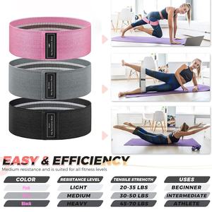 Bandas de Resistencia Elásticas Multifuncionales de TPE/Látex de 3 Niveles para Taekwondo, Glúteos, Piernas, Tobillos, Cadera, Ejercicio - Product Image 3