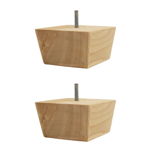 Patas de Sofá Modernas de Madera Maciza, Cuadradas y Resistentes, para Reemplazo de Muebles como Sofás, Sillones, Otomanas, Armarios y Camas - Product Image 1