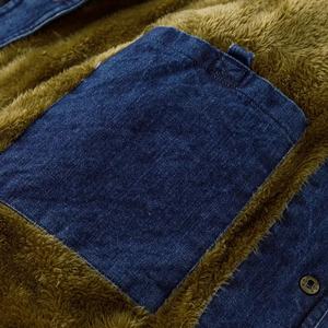 2026 veste en jean d'hiver de haute qualité pour hommes coupe-vent respirant écologique col rabattu - Product Image 5