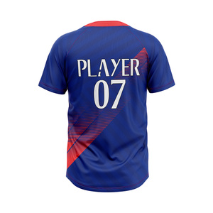 Custom Personalized High Quality Stitched <b>Baseball</b> Jersey 100% Polyester Heat Transfer Printed Breathable Quick Dry Jerseys - Product Image 2