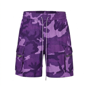 Pantalones Cortos Cargo de Camuflaje para Hombre, 100% Algodón, Forro Polar Térmico, Lisos, Cómodos, Talla Personalizada, Logotipo Personalizado, Pantalones Cortos Cargo de Camuflaje para Hombre a Precio Económico - Product Image 3