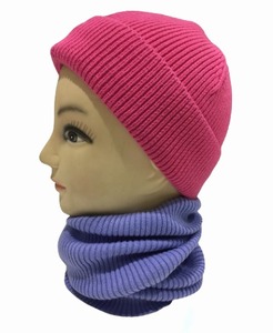 Unisex 100% algodón orgánico personalizado invierno bufanda diseño tejido cuello calentador - Product Image 1
