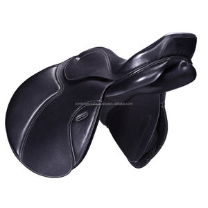 อานม้าขี่แข่งแบบกระโดดภาษาอังกฤษหนังทนทานสำหรับมืออาชีพ - Product Image 2