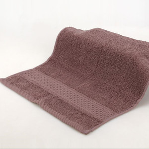 Toalla de Baño de Algodón de Color Sólido, Rectangular, Tejida, para Uso Doméstico - Product Image 1