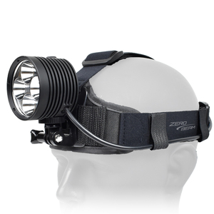 Lampe frontale LED étanche ZeroBeam H50 pour l'extérieur, rechargeable, haute puissance, large faisceau lumineux pour l'exploration - Product Image 1