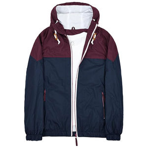 Chaqueta Acolchada Azul Marino para Hombre, Cuello Alto, Cierre de Cremallera, Ropa Casual de Invierno, Corte Regular, Color Sólido, Acolchado Grueso, Bolsillos - Product Image 1