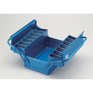 TRUSCO Japan Large Deluxe Gray Steel Enamel <b>Tool</b> Box <b>Set</b> Heritage Design Outdoor Use-Popular Mechanics Toy Enthusiasts - Product Image 4
