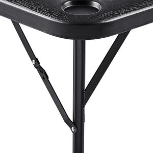 Tavolo da Mahjong Quadrato Portatile per 4 Giocatori con 4 Portabicchieri e 4 Vassoi Porta Chip, Pieghevole, per Giochi di Carte da Interno, 1 Set - Product Image 6