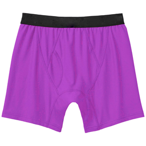 Boxers pour hommes adultes, taille mi-haute, en Spandex sans couture, imprimés numériquement, respirants, tricotés, lavables en machine, séchage rapide, motif uni - Product Image 4