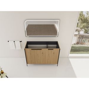 Meuble-lavabo autoportant de 48 po (emballage démontable) sans lavabo, au style unique et durable - Product Image 5