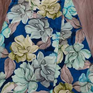 Tissu imprimé numérique 100% polyester, tissu tissé imprimé floral pour robe, chemisier, vêtement, textile en gros - Product Image 6
