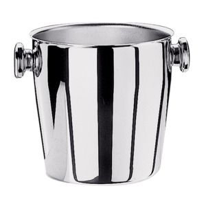 Luxury Silver Ice Pail <b>Drink</b> Chiller With Side Handles For Home <b>Bar</b> Heavy Duty Polished Metal Party Ice Bin Champagne Chiller - Product Image 3