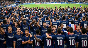 เสื้อฟุตบอลฝรั่งเศสแบบซับลิเมชั่น โพลีเอสเตอร์ 100% ชุดกีฬาทีมชาติแบบกำหนดเอง - Product Image 6