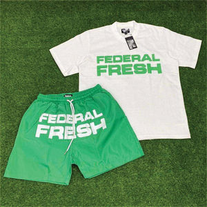 Ensemble décontracté deux pièces pour homme : T-shirt et short en nylon assortis – Personnalisez votre ensemble T-shirt et short pour homme – Fabricant 2026 - Product Image 4