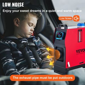 8KW 12V telecomando Diesel riscaldatore aria con interruttore LCD blu All-In-One silenziatore riscaldatore di parcheggio per RV camion e rimorchi Bus - Product Image 6