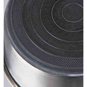 Ciotola per Animali Domestici in Acciaio Inox 1,7 L 21 Cm con Base in Gomma - Product Image 2