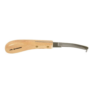 Brown Double-Sided Hoof Knife with Ergonomic Handle Professional Farrier <b>Tool</b> for <b>Precise</b> Hoof Trimming and Horse Cattle - Product Image 3