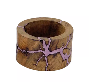 Anillo para Servilletas de Madera y Resina, Diseño Atractivo, Venta Caliente, Resina Multicolor, Artesanía, Porta Servilletas de Madera - Product Image 2